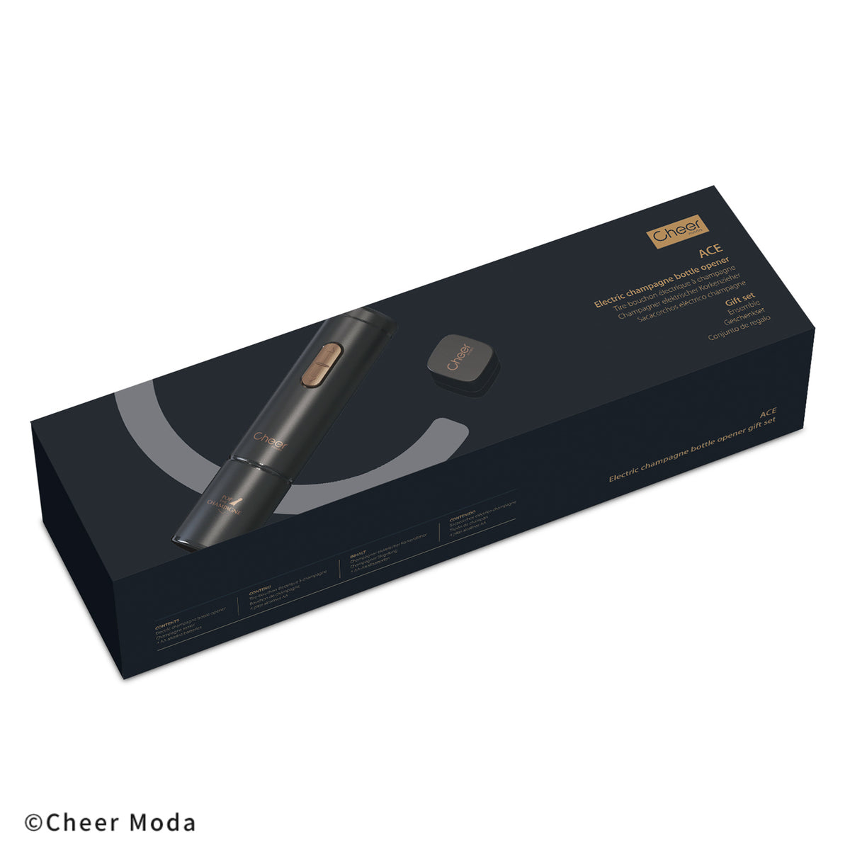 ACE de Cheer Moda, tire-bouchon électrique pour ouvrir les bouteilles de champagne