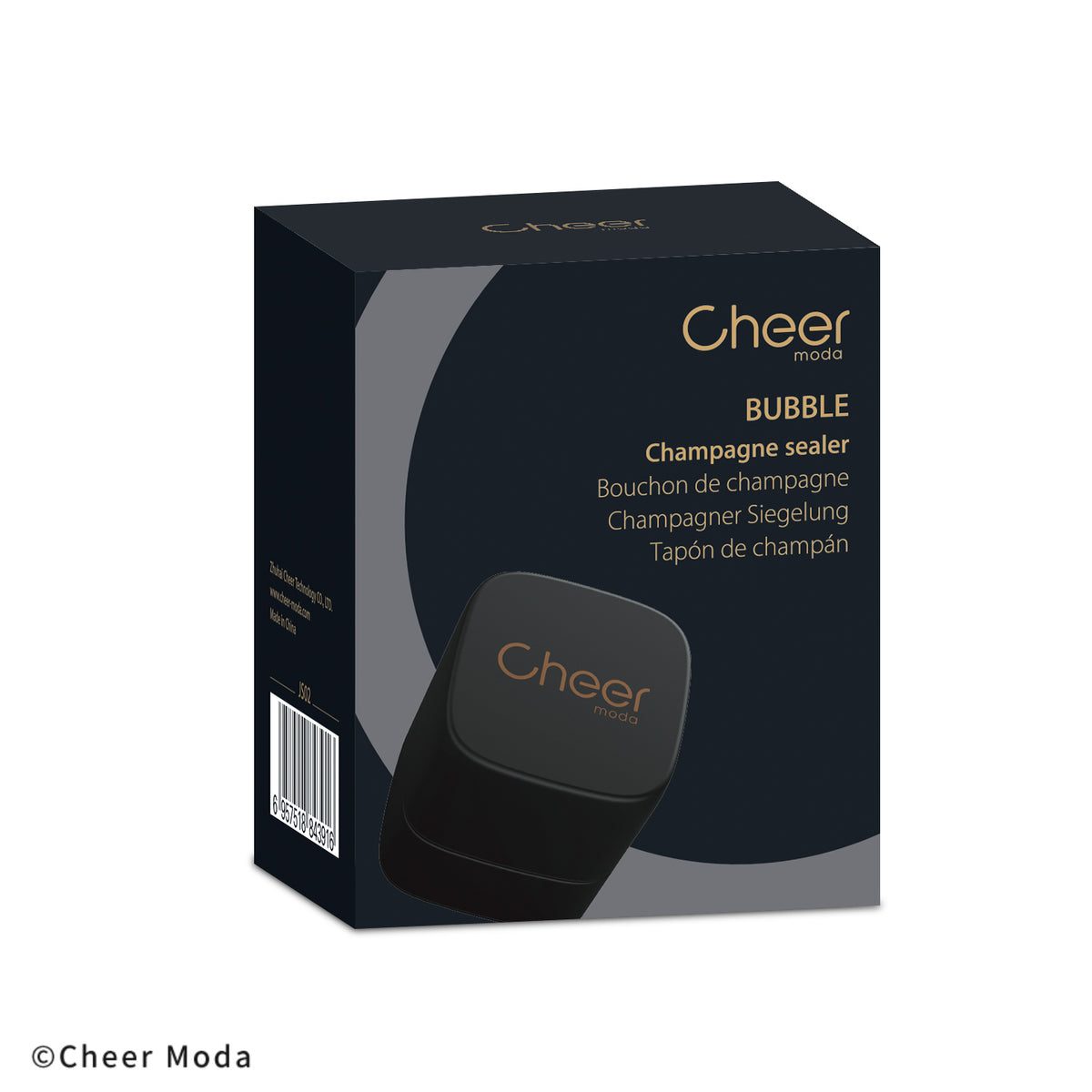 BUBBLE de Cheer Moda, bouchon de conservation pour bouteille de champagne
