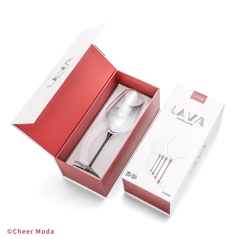LAVA – Weinglas mit Aluminiumstiel