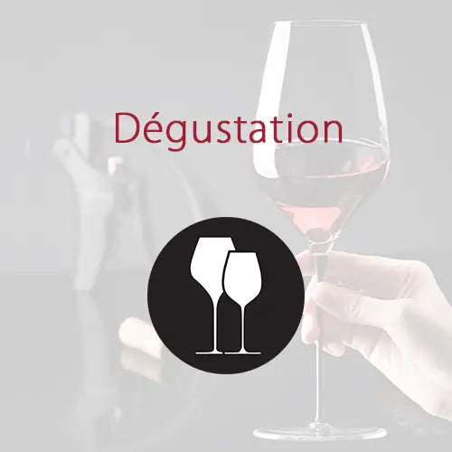 Catégorie de produit pour la Dégustation du vin