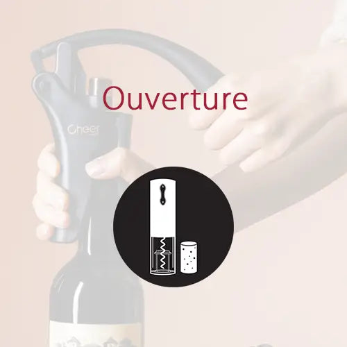Catégorie de produit pour l'Ouverture du vin
