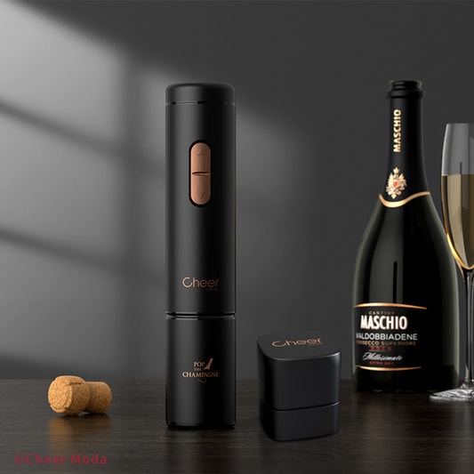 ACE - Electric Champagne Opener - Black & Bronze