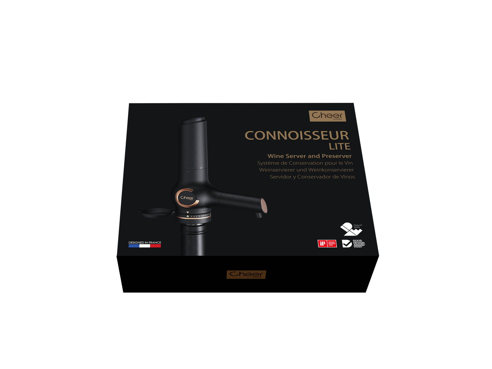 CONNOISSEUR LITE - Systeme de conservation pour le vin - CHEER MODA - Bouchons de conservation