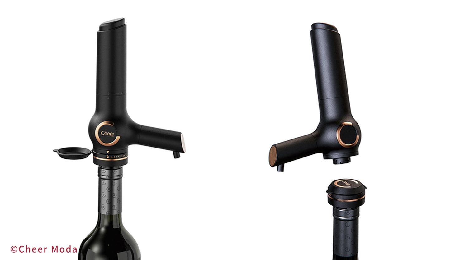 CONNOISSEUR LITE - Systeme de conservation pour le vin - CHEER MODA - Bouchons de conservation