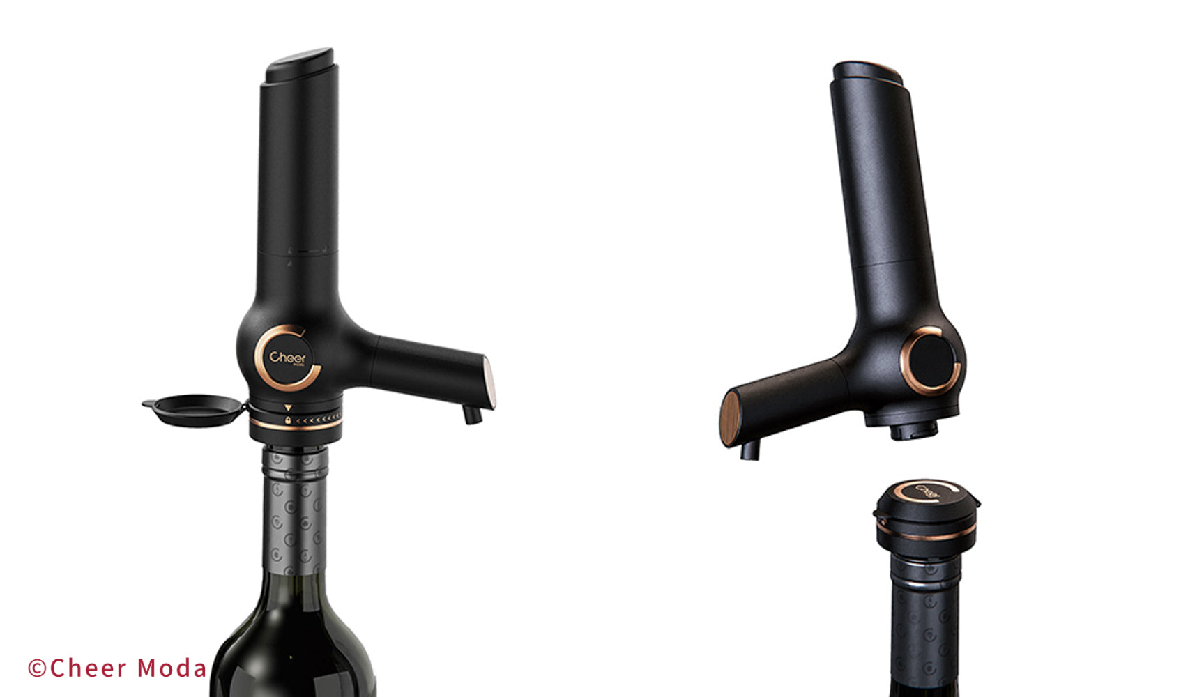 CONNOISSEUR LITE - Systeme de conservation pour le vin - CHEER MODA - Bouchons de conservation