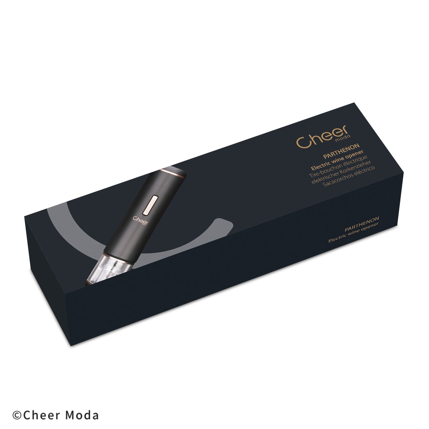 PARTHENON - tire-bouchon électrique design pour bouteille de vin - CHEER MODA - Tire-bouchon Ouvreurs Decapsuleurs