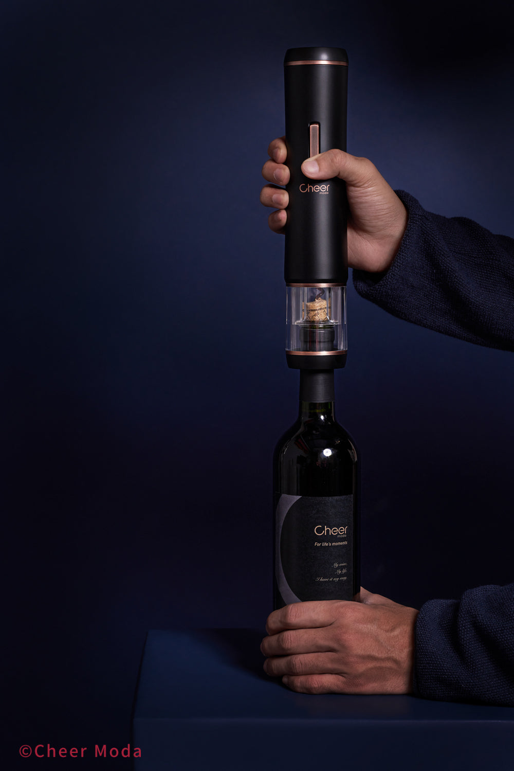 PARTHENON - tire-bouchon électrique design pour bouteille de vin - CHEER MODA - Tire-bouchon Ouvreurs Decapsuleurs