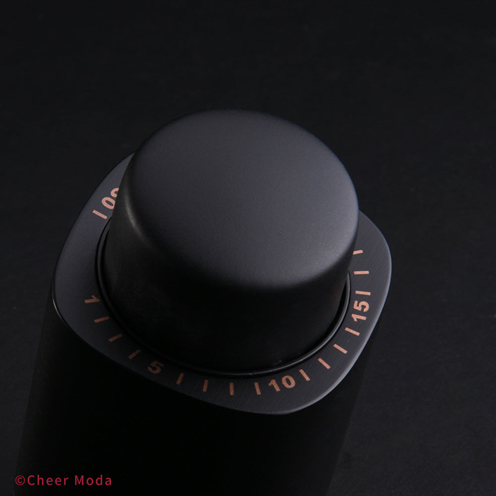 PEAK - Wine Vacuum Stopper - Black & Bronze