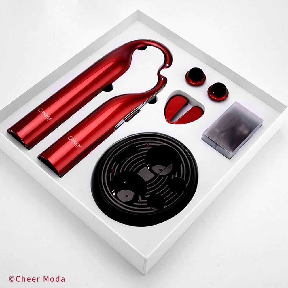 SWAN - Electic Wine Opener Gift Set - Red