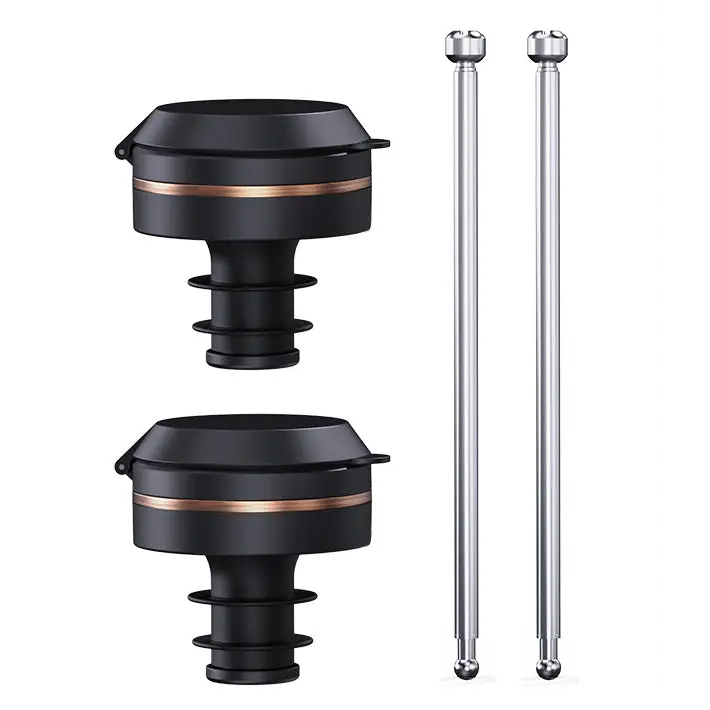 CONNOISSEUR BOUCHONS - Coffret de 2 bouchons - CHEER MODA - Bouchons stoppeurs et bouchons à vin